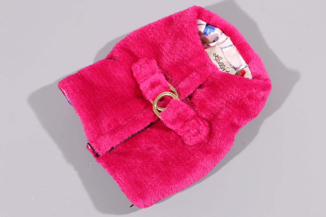 Soft eco-fur Harness
