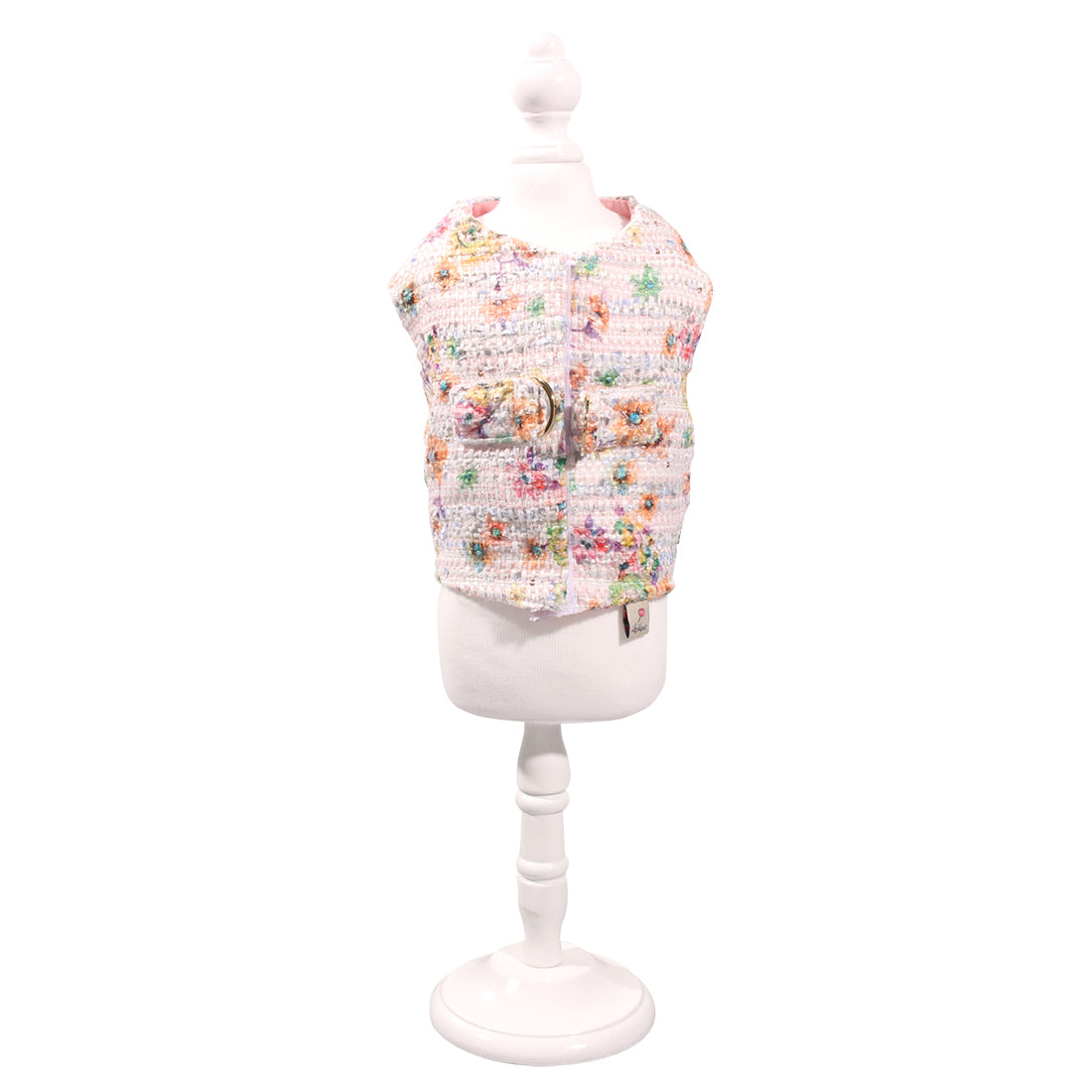 Lollipet ハーネス　Sサイズ Lollipet 花柄 ハーネス(lollipet) Classic Harness ホワイトxマルチ