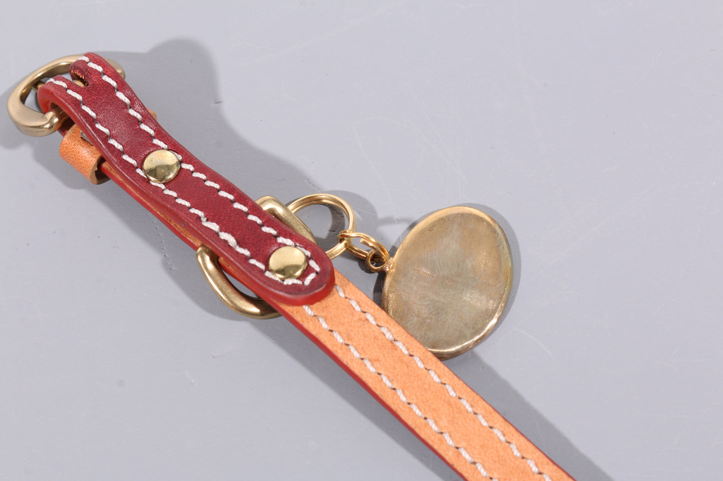 LEATHER DOG COLLAR - PETITE