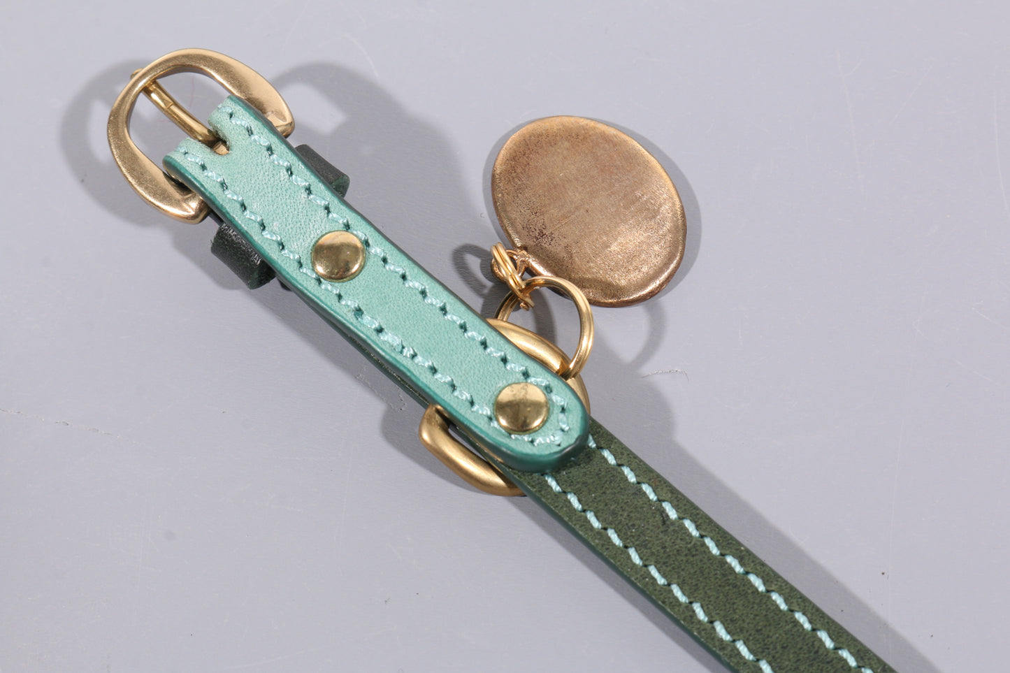 LEATHER DOG COLLAR - PETITE