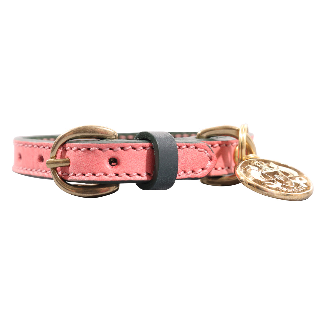 LEATHER DOG COLLAR - PETITE