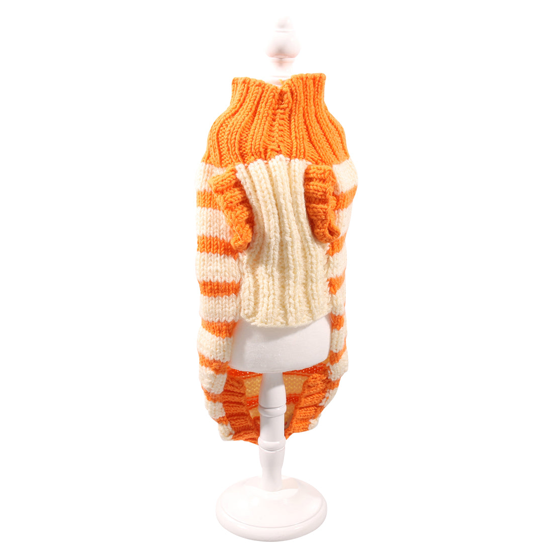 Orange Stripes Knit