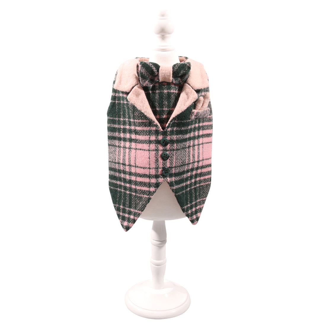 Gilet Firenze Pink × Dark Green