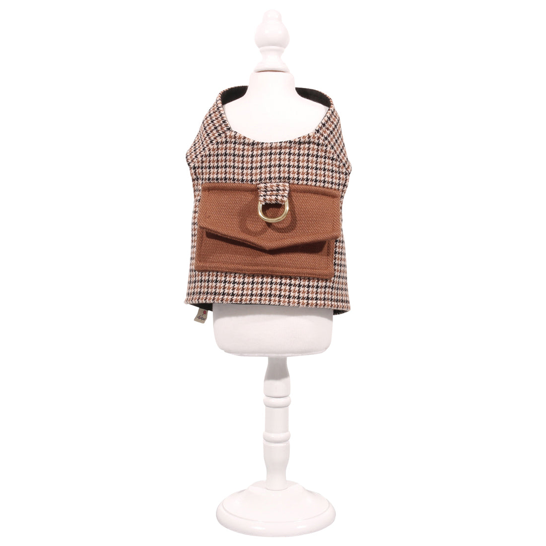 Lollipet 千鳥 ハーネス(lollipet) Pocket Harness ブラウン XXS