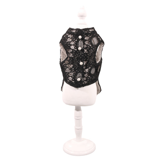Torino Macrame Sleeveless Shirt