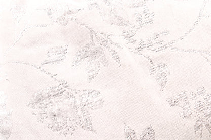 Soft white and Silver carrier bag