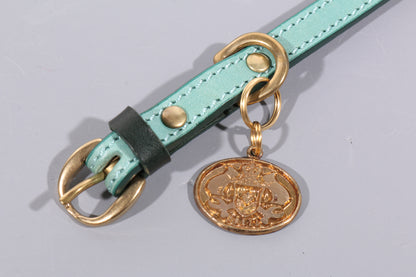 LEATHER DOG COLLAR - PETITE