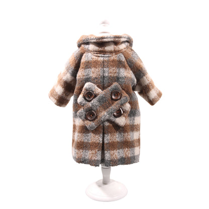 Brown Plaid Coat
