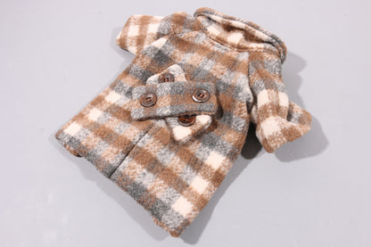 Brown Plaid Coat