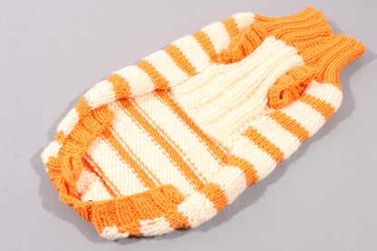Orange Stripes Knit